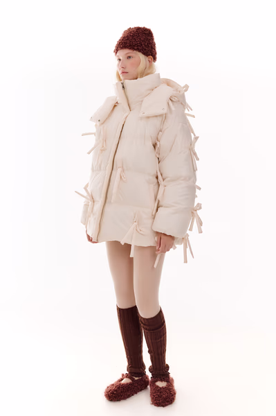 Куртка Marshmallow light с бантиками COMMODE