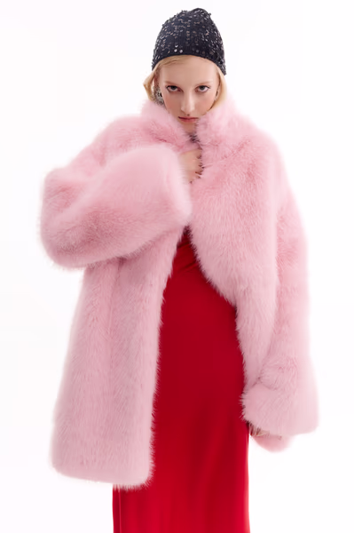 Шуба с английским воротником COMMODE