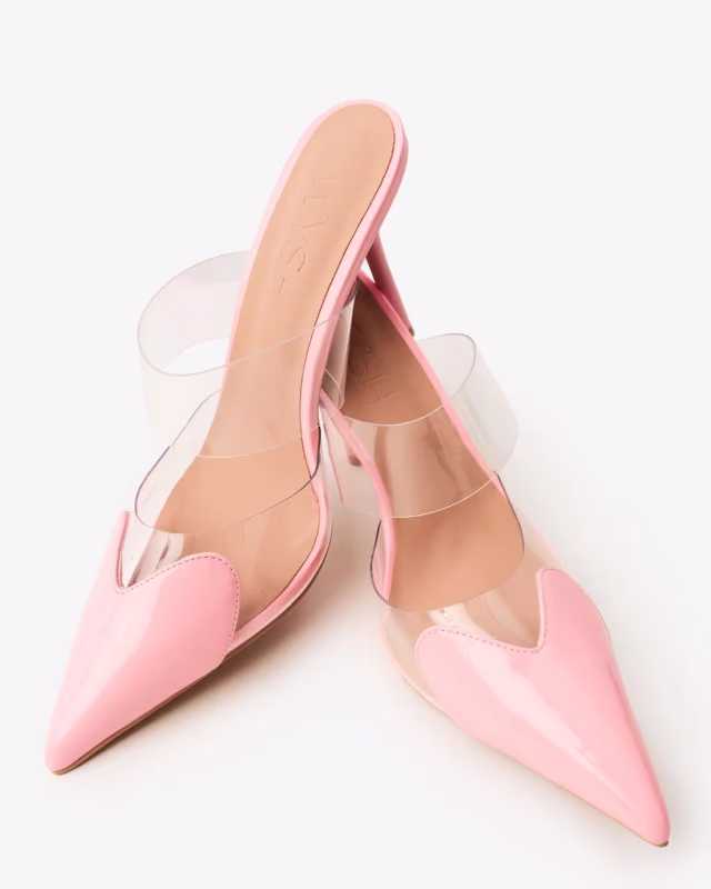 Розовые босоножки с сердцем WYSH