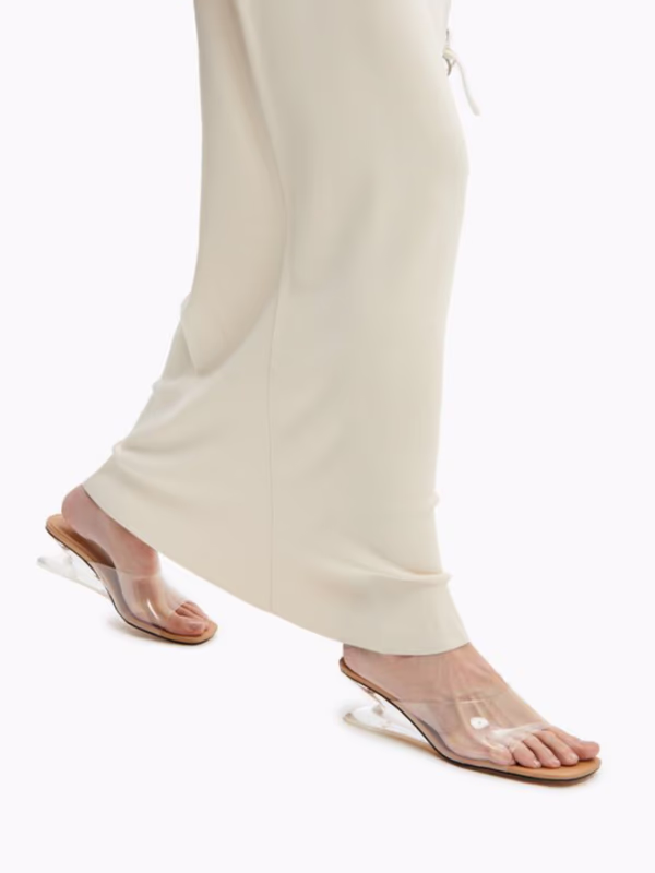 Мюли на прозрачной танкетке TOPTOP