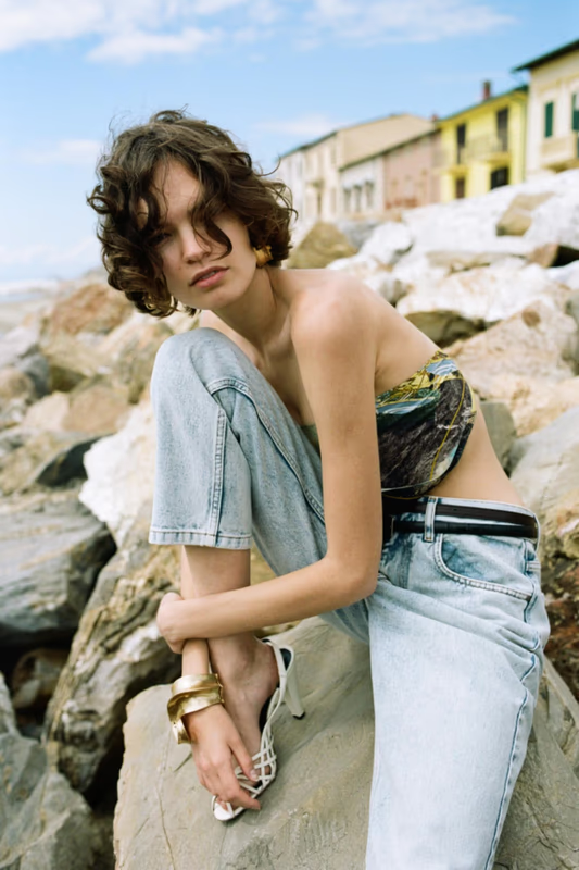 Платок шелковый с принтом YULIAWAVE