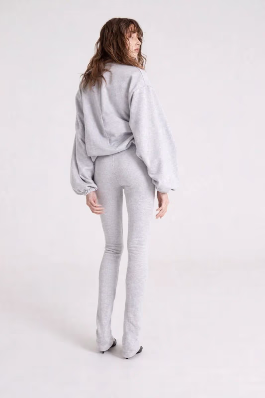 Брюки с эффектом велюра ANMUSE 