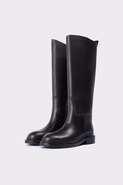 Сапоги на блочном каблуке LIME