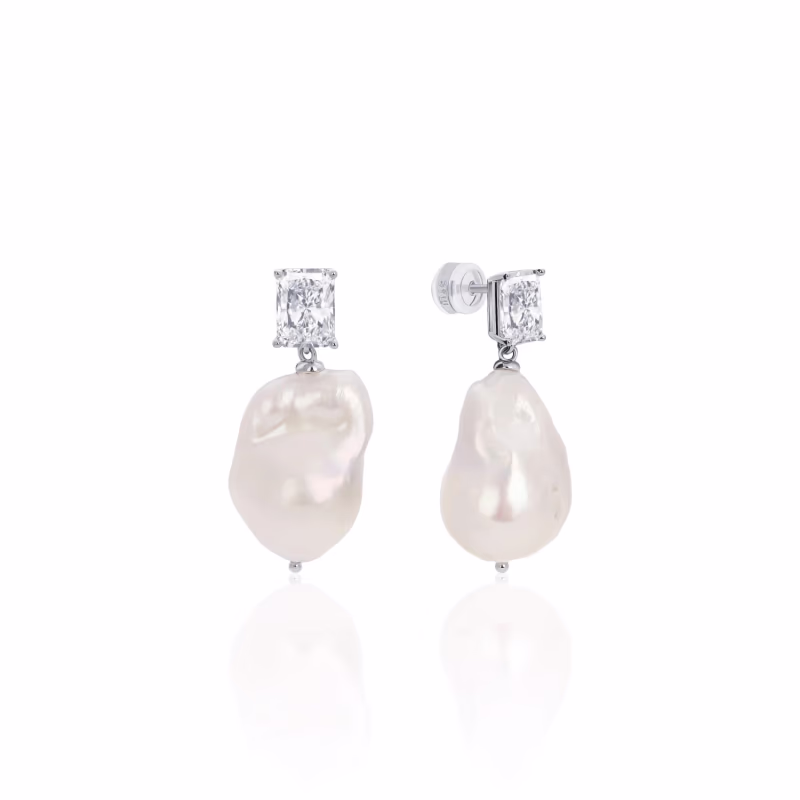 Серебряные серьги MIE