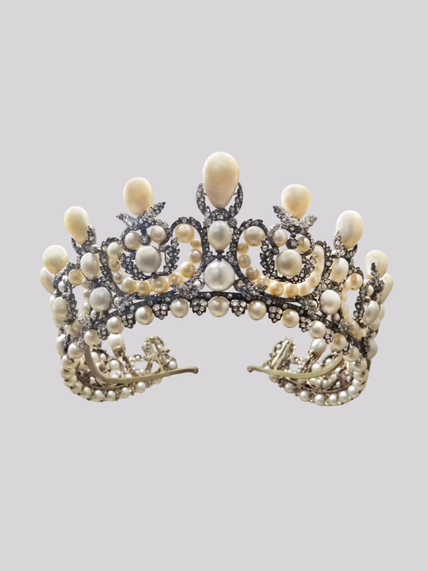 Жемчужная тиара императрицы Евгении, 1853
