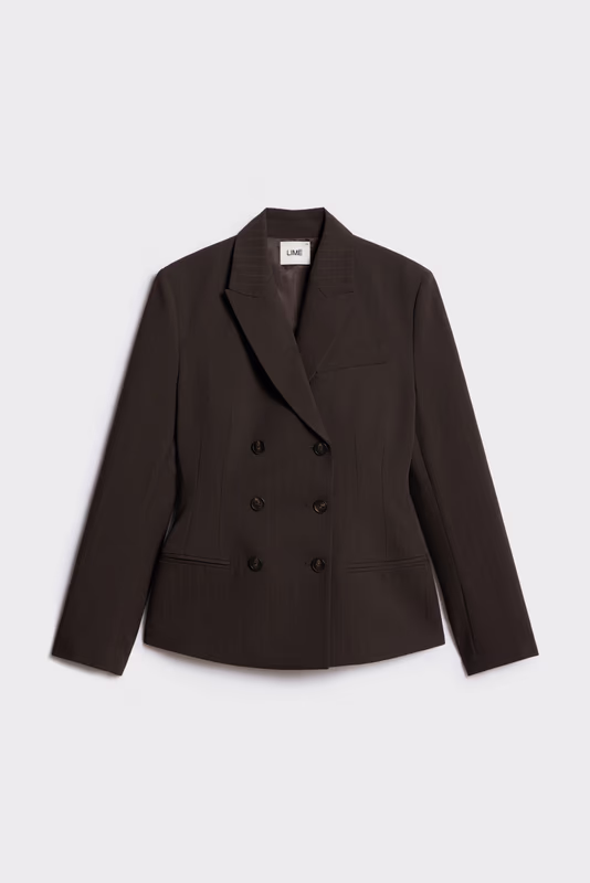 Двубортный блейзер приталенного кроя LIME