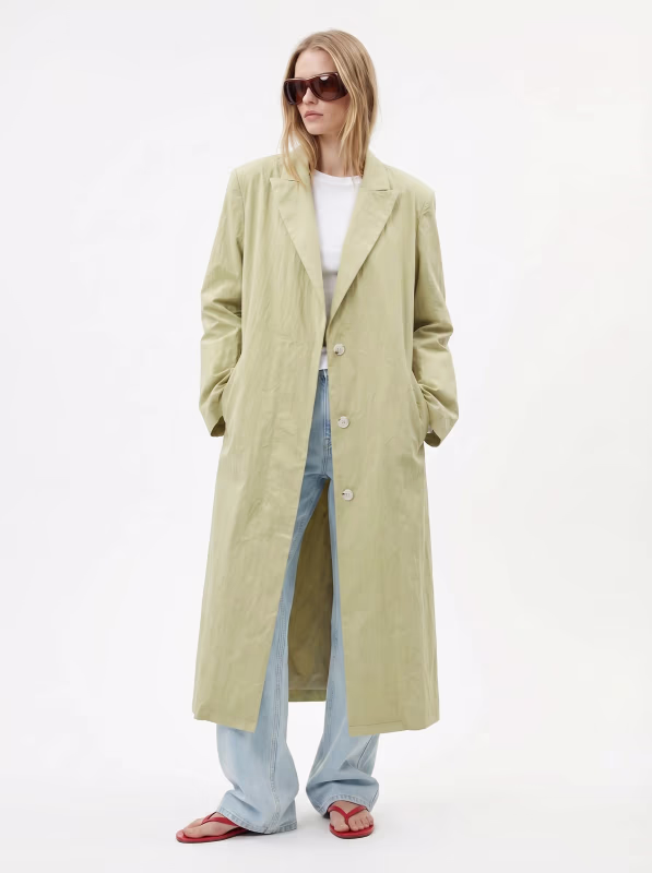 Тренч прямого кроя с лацканами NEXTDORE