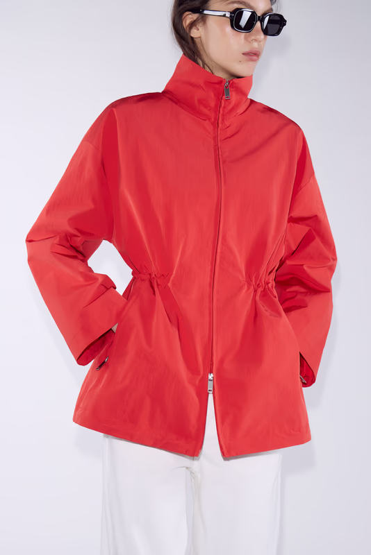 Удлиненная куртка оверсайз LIME