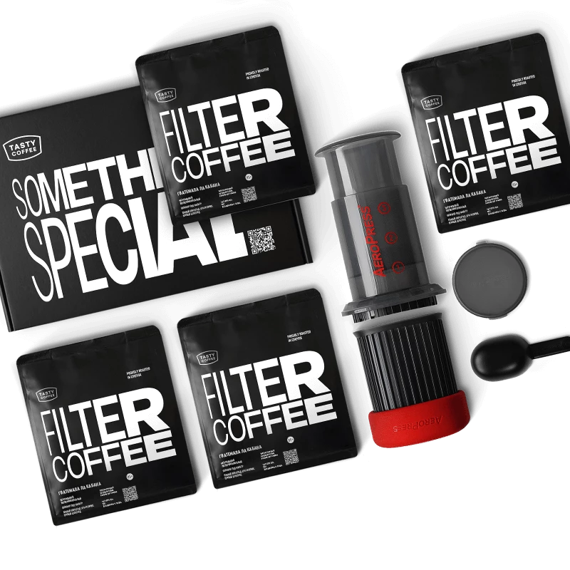 Набор для приготовления аэропресса TASTY COFFEE