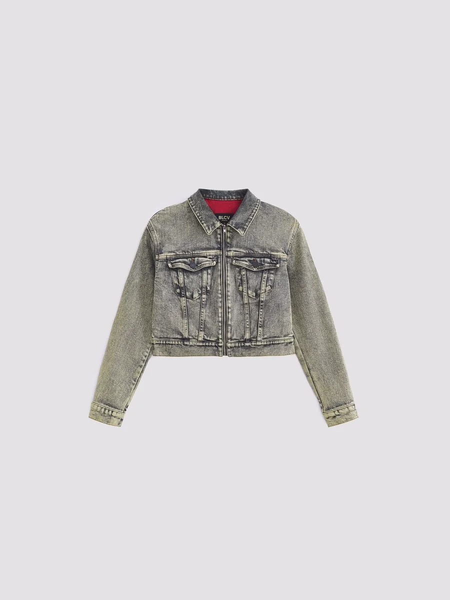 Джинсовая куртка Dangar Vintage Light Green BLCV
