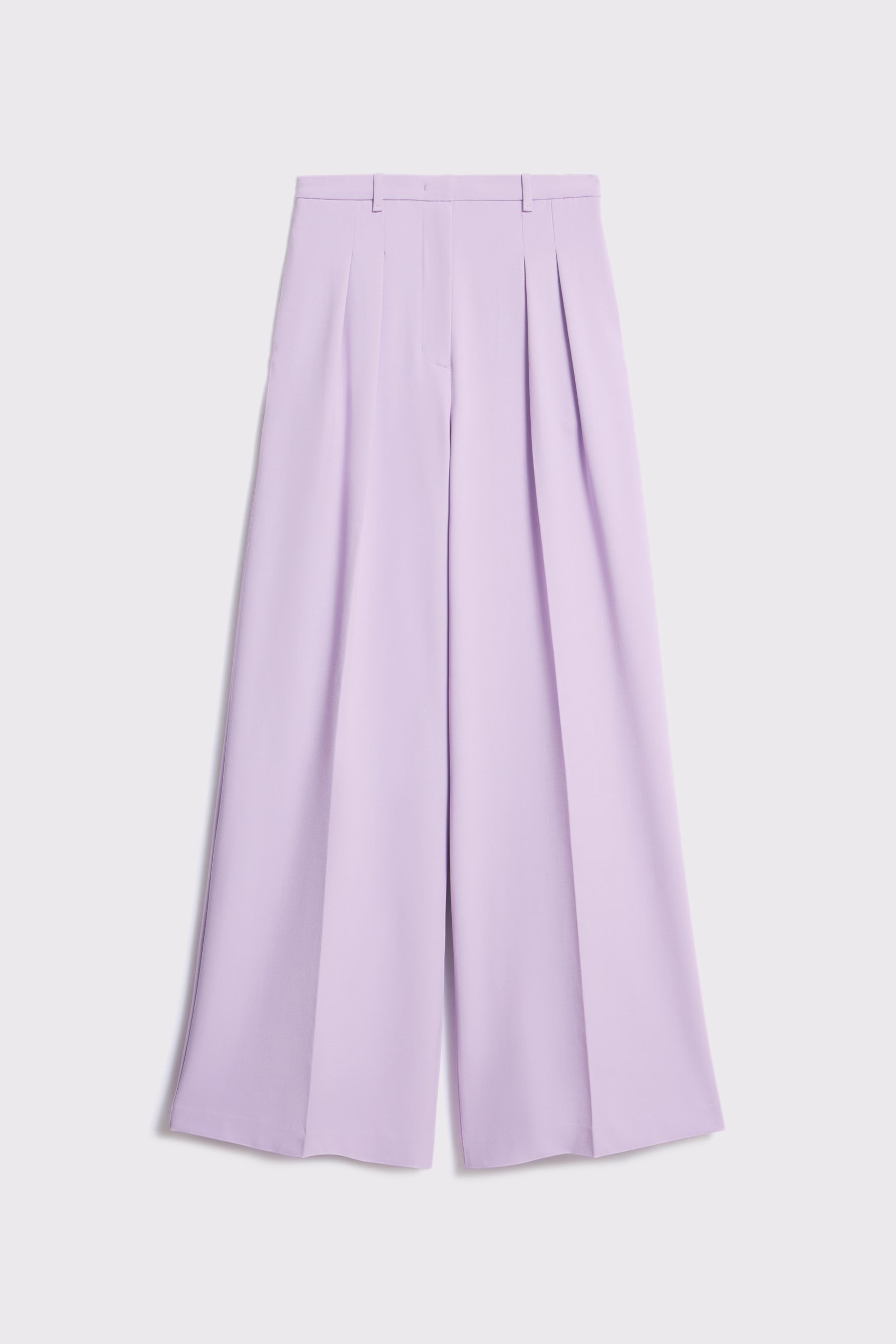 Брюки wide leg с защипами LIME