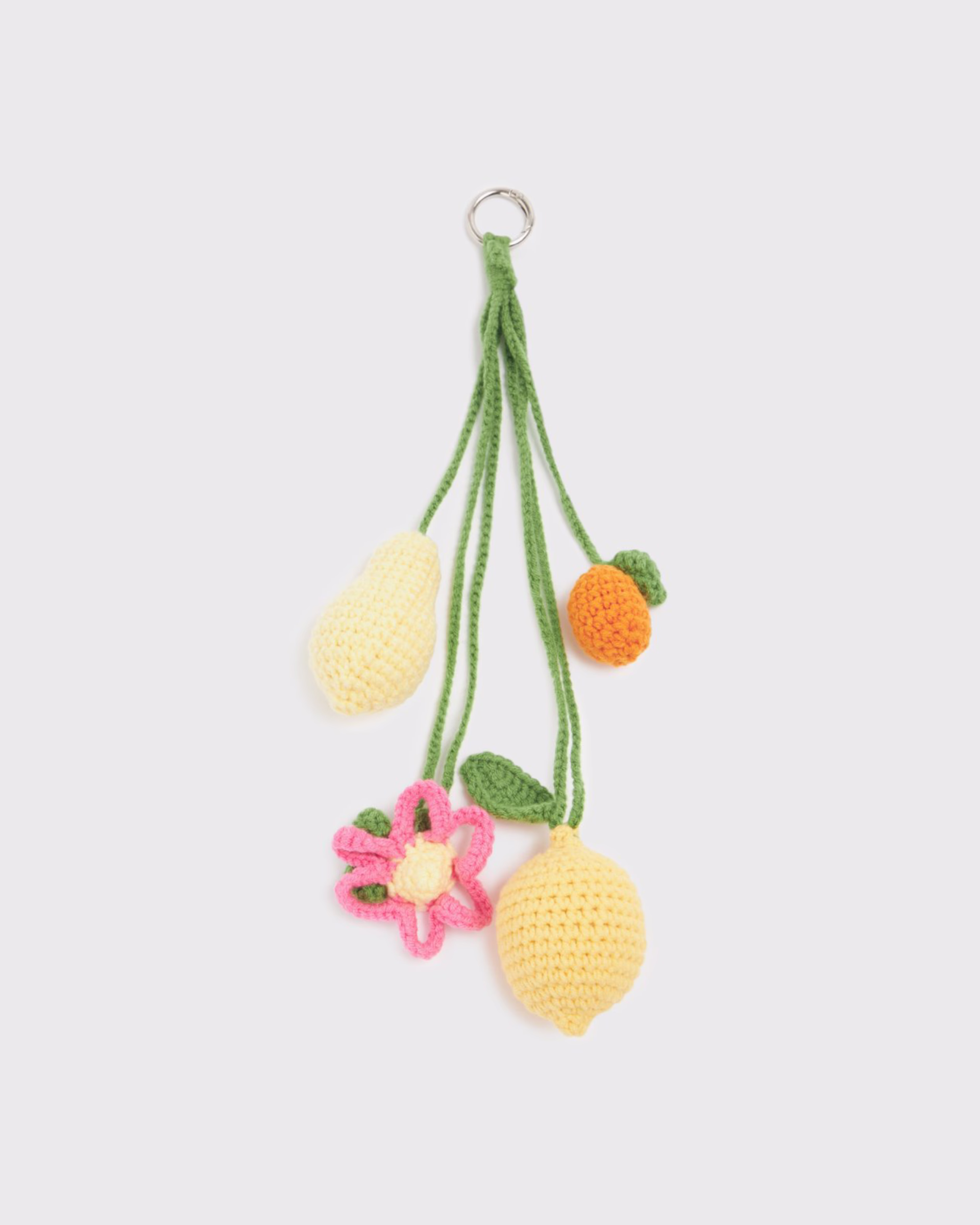 Брелок с подвесками кроше LIME