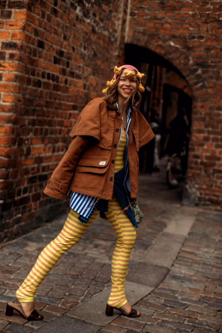 Для тех, кто устал от polka dot: полоска снова на подъеме