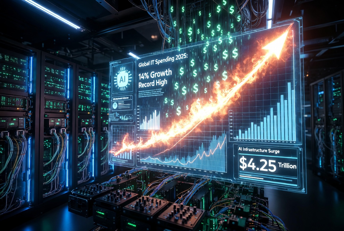 Global IT Spending Hits 30-Year High in 2025: AI Drives Record Growth