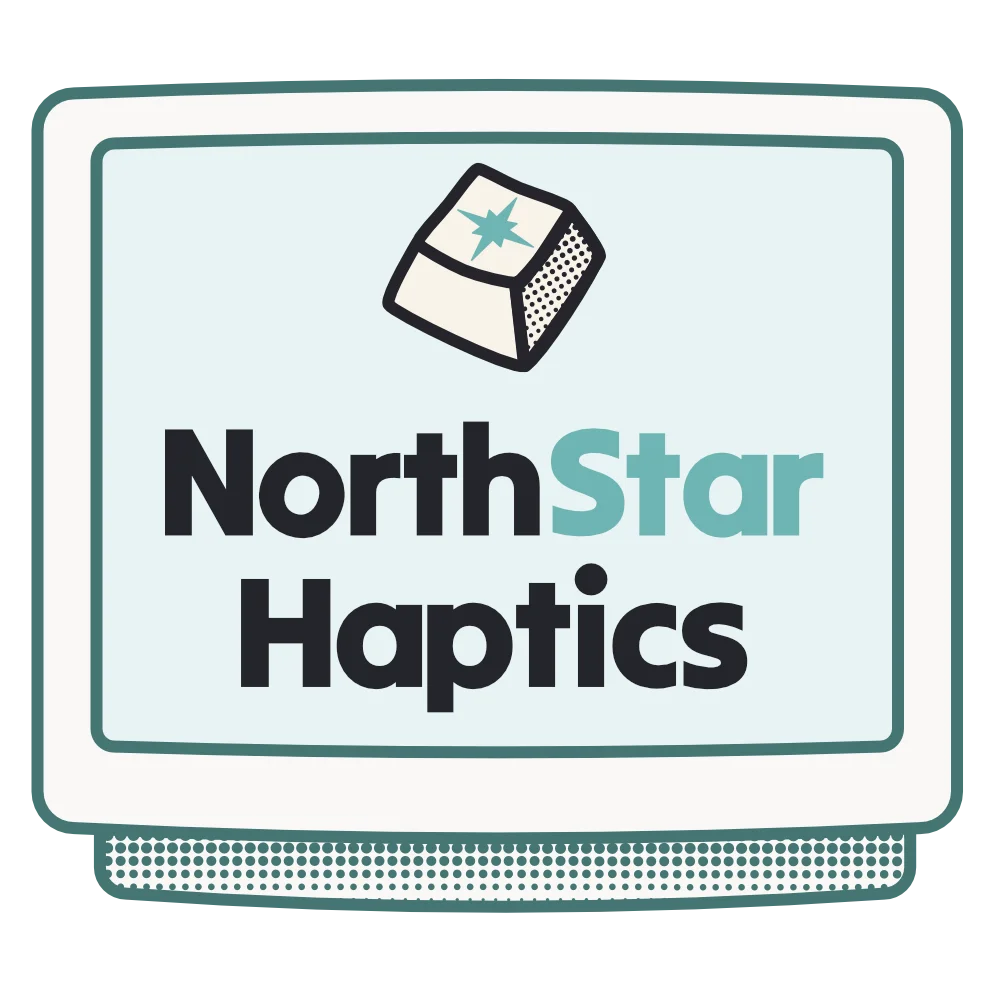 The brand for North Star Haptics.