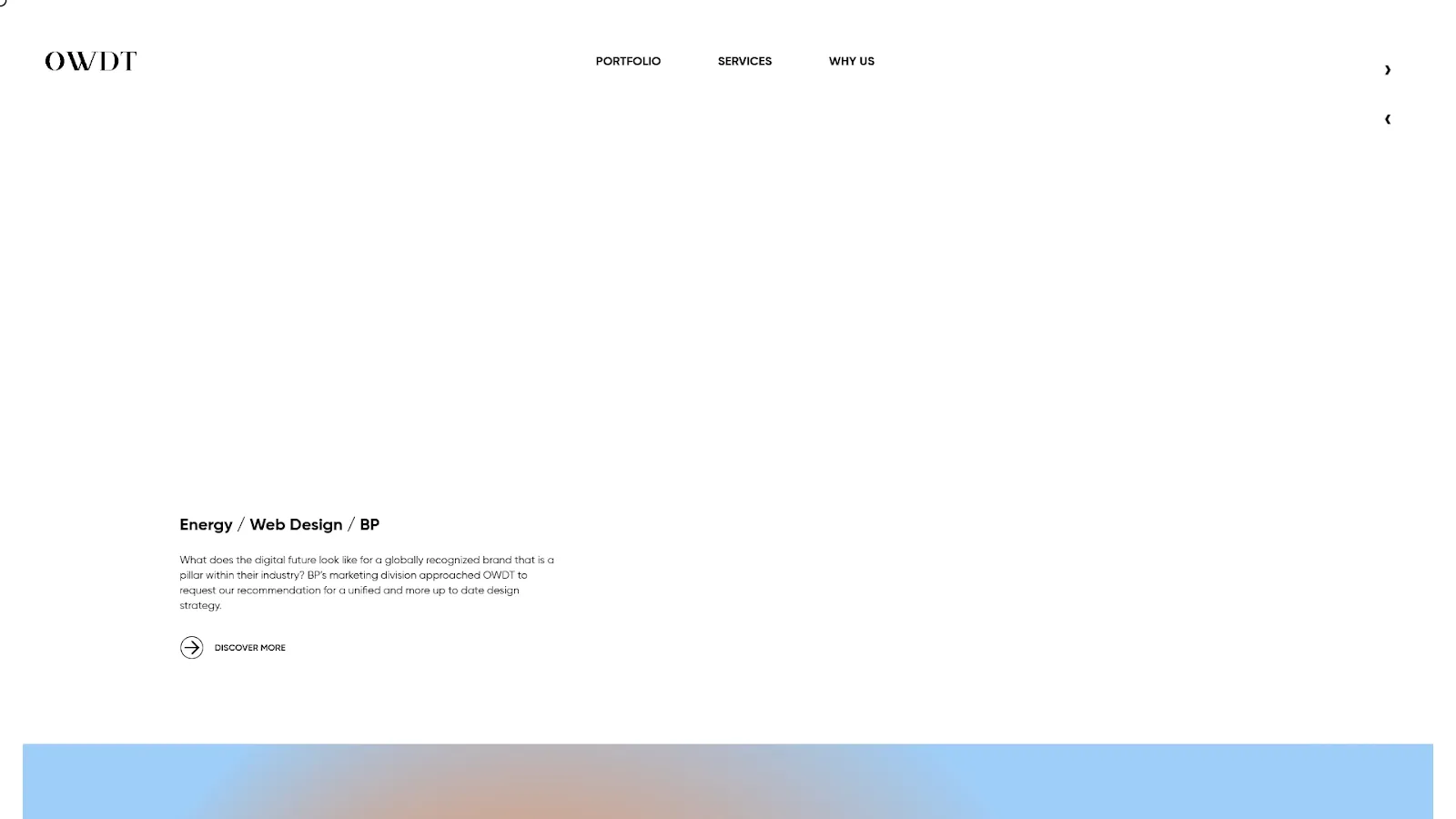 Agency Website Screenshot