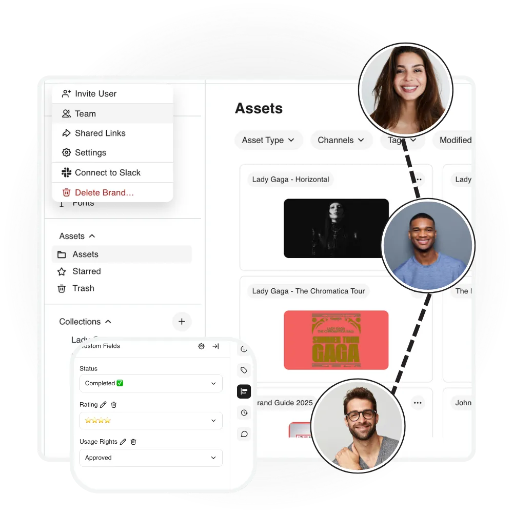 BrandLife’s collaborative features