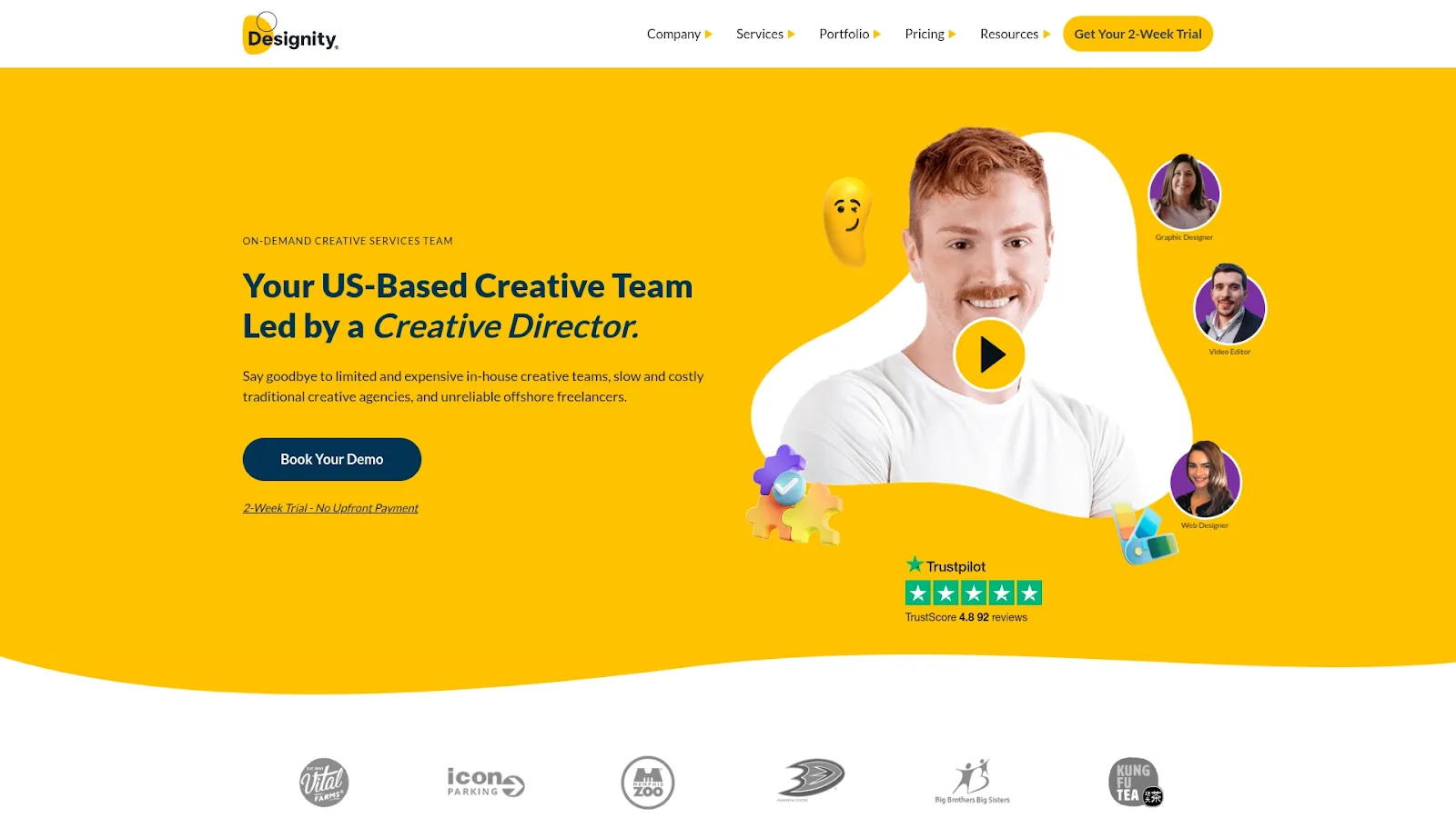 Agency Website Screenshot