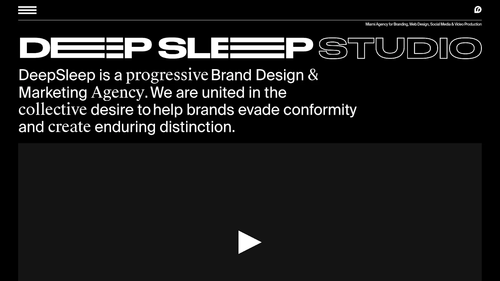 Agency Website Screenshot