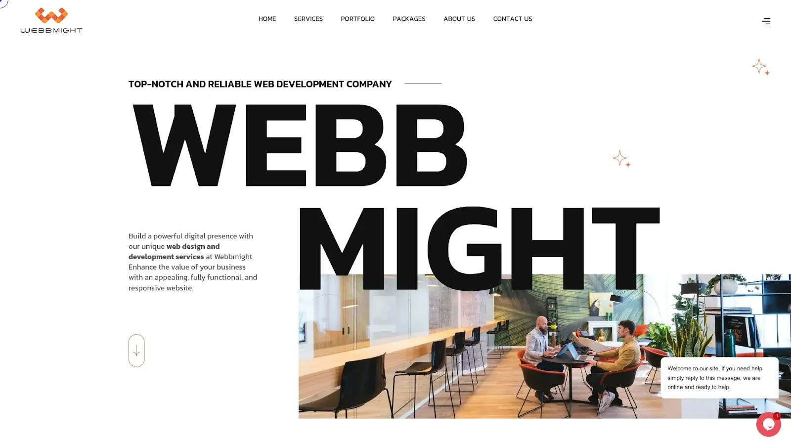 Agency Website Screenshot