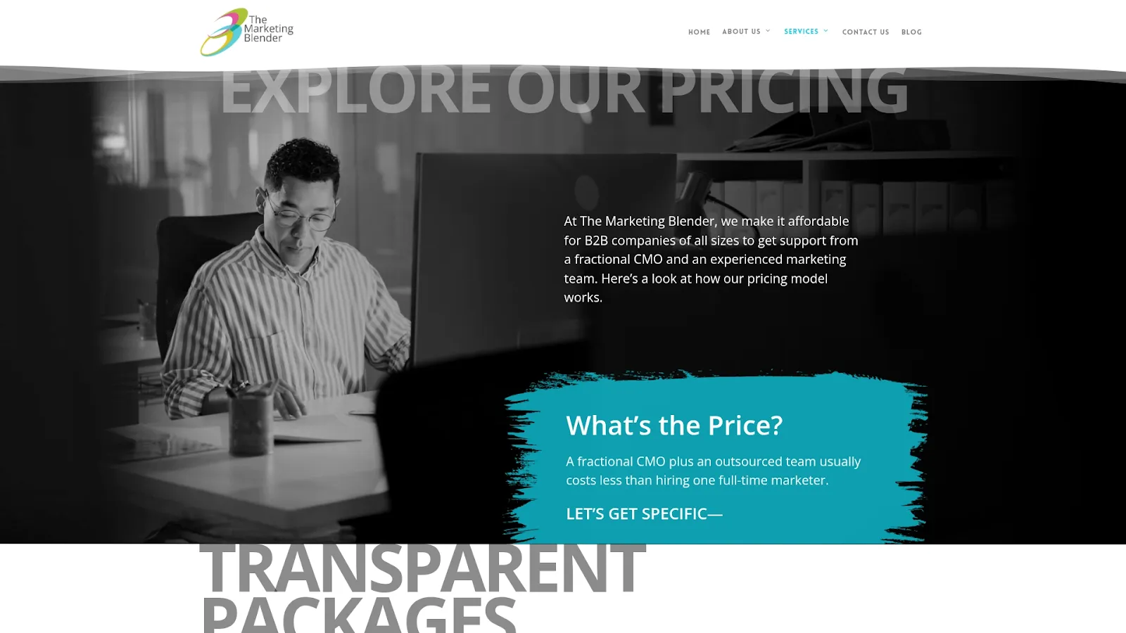 Agency Website Screenshot