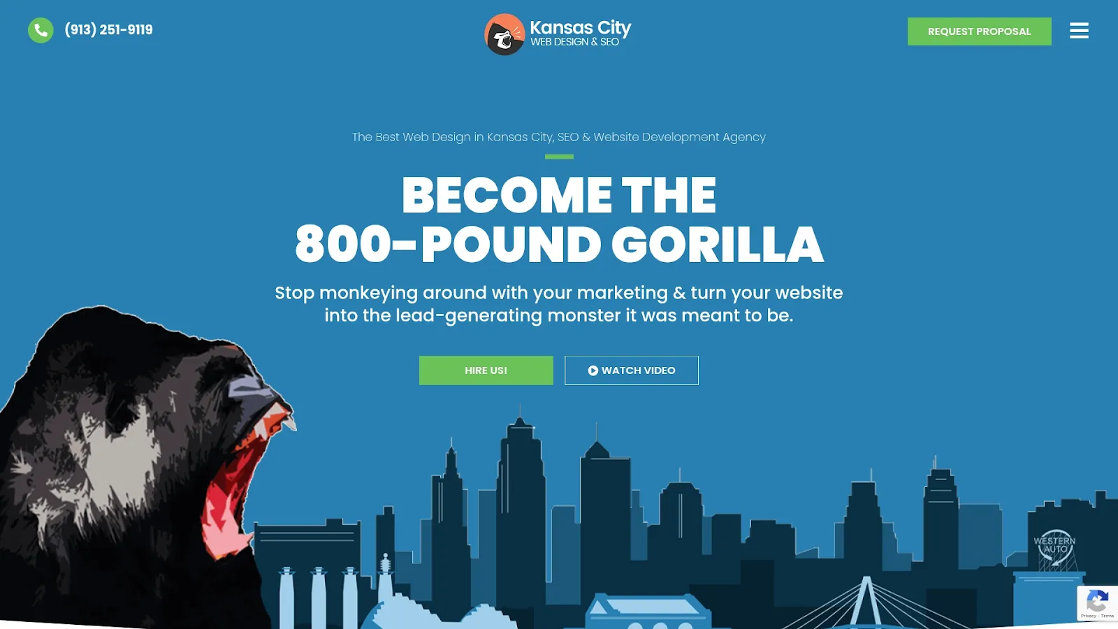 Agency Website Screenshot