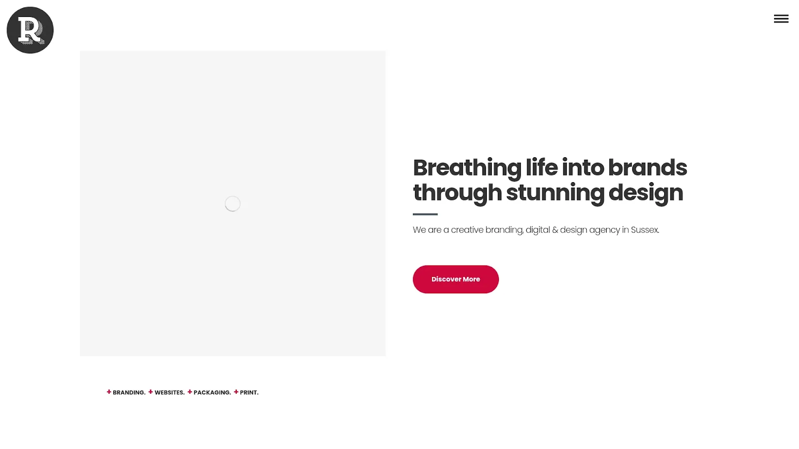 Agency Website Screenshot