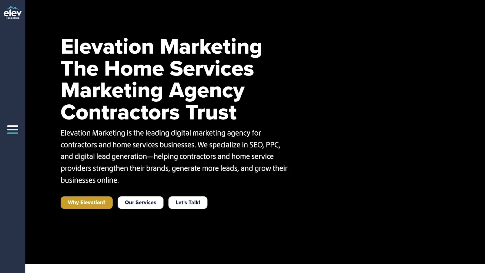 Agency Website Screenshot