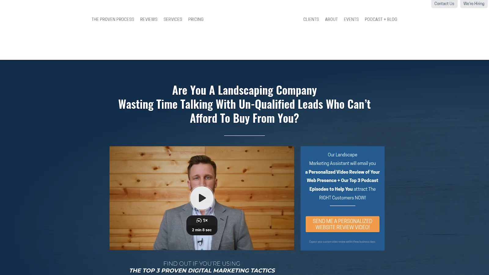 Agency Website Screenshot