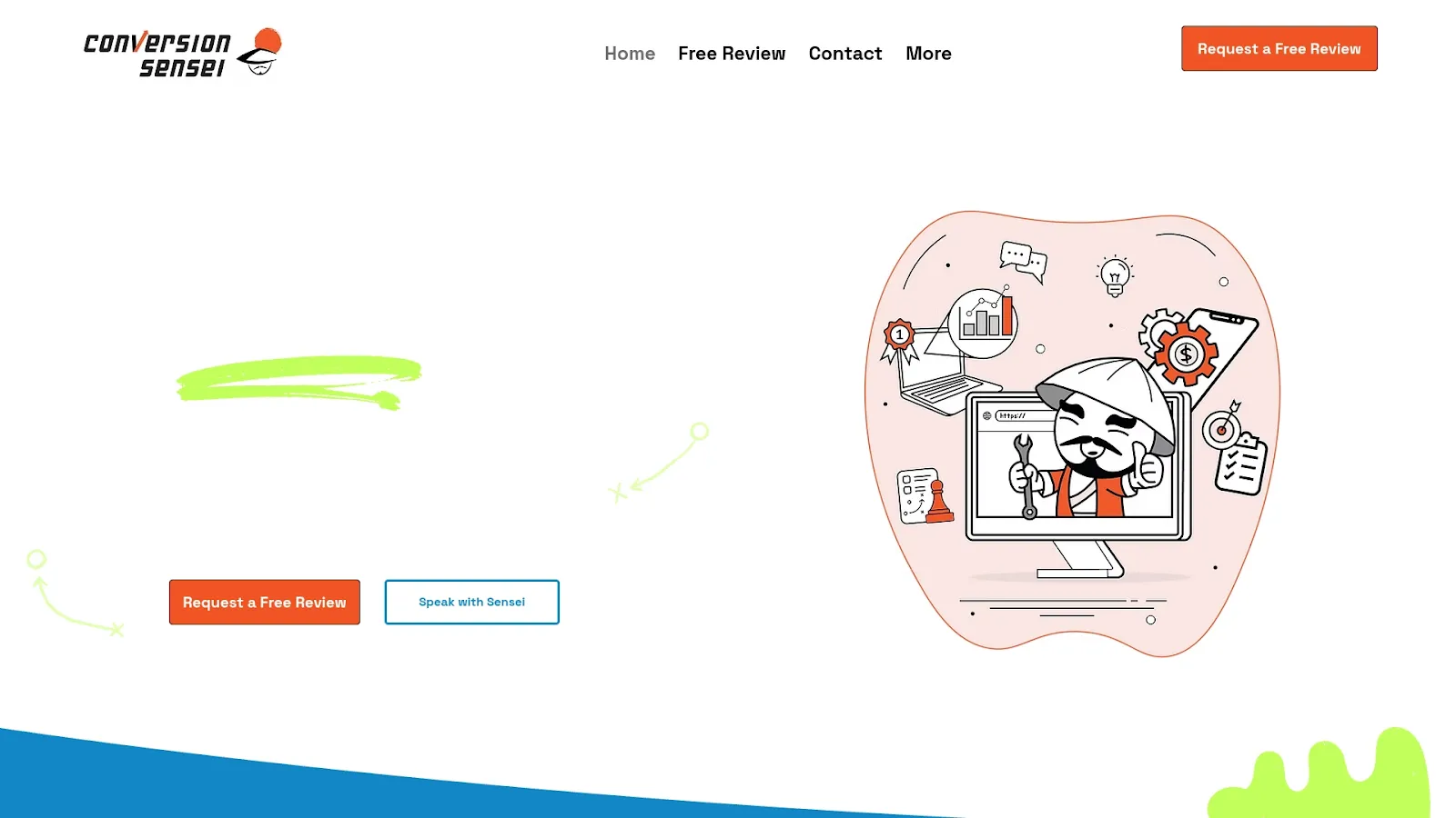 Agency Website Screenshot