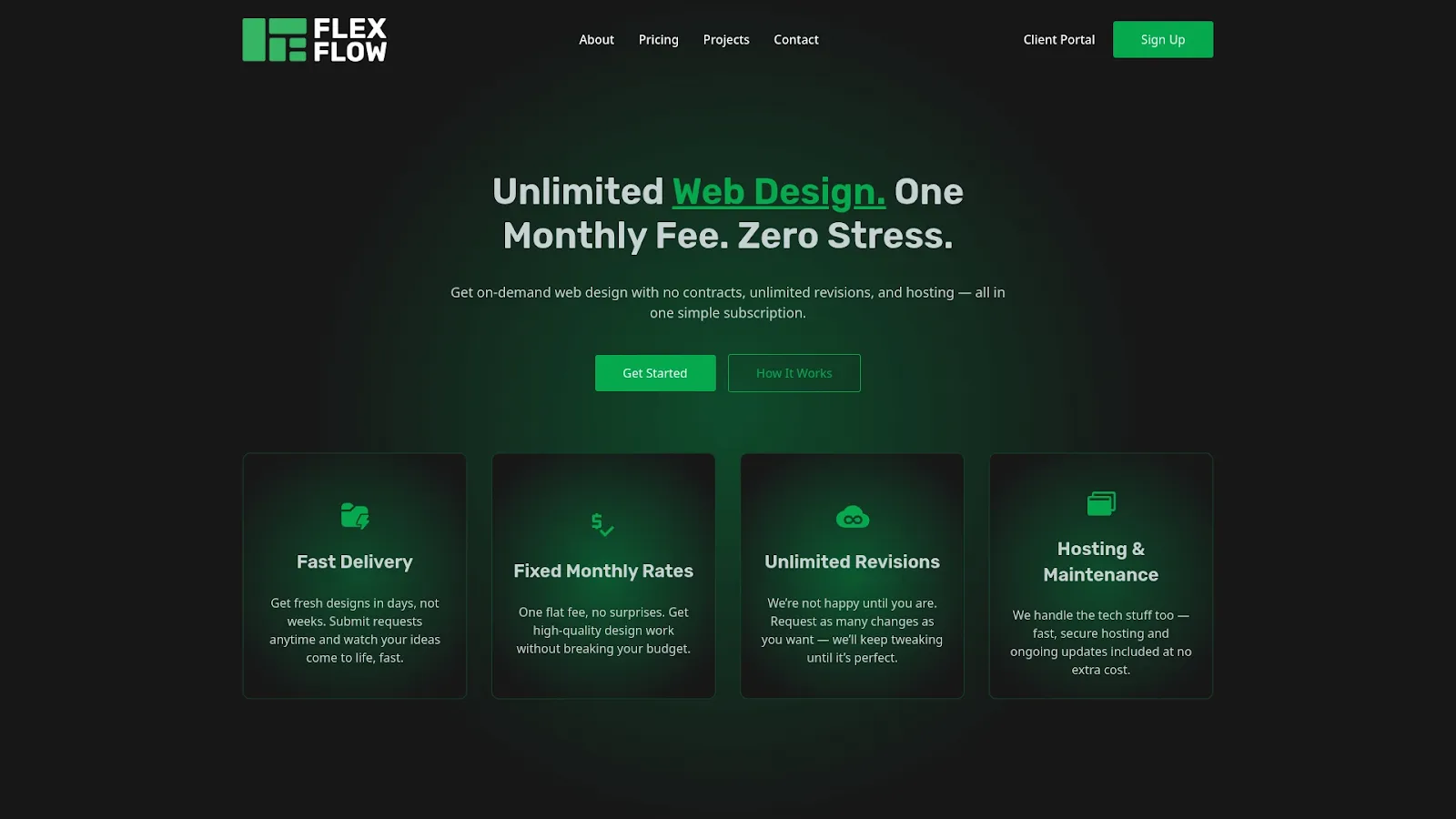 Agency Website Screenshot