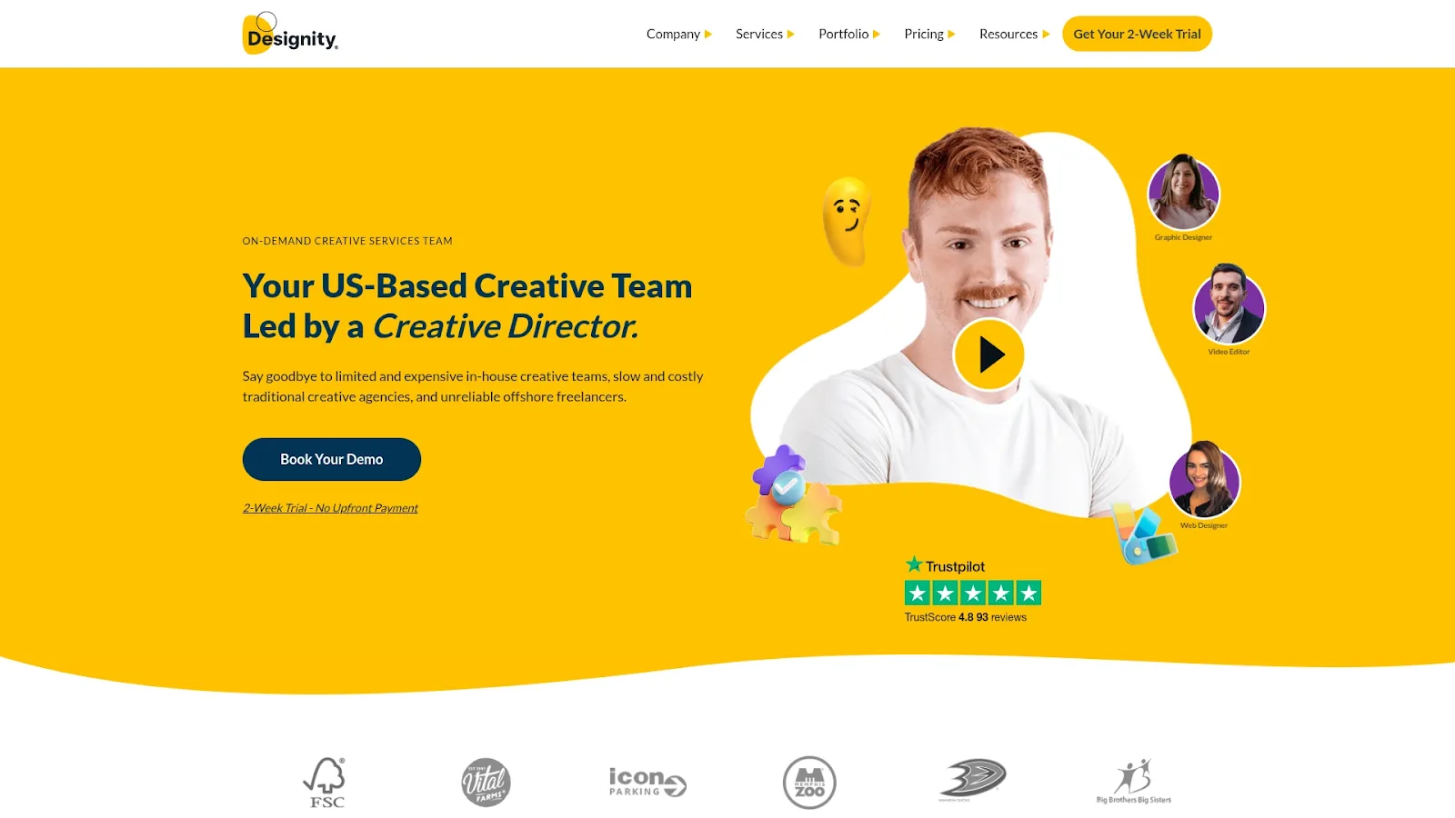 Agency Website Screenshot