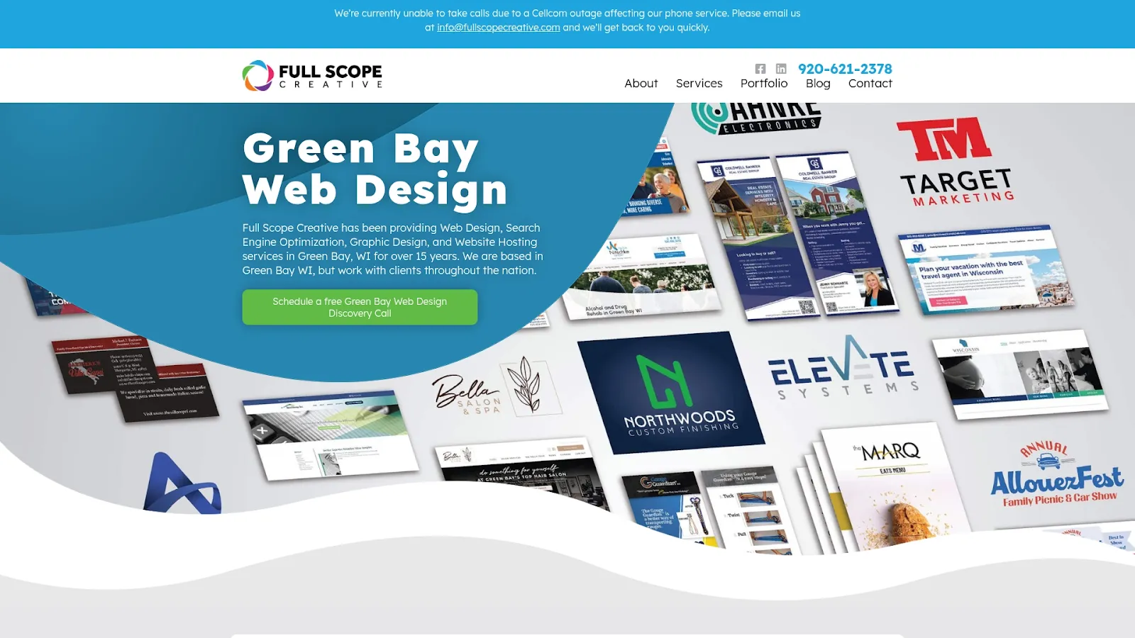 Agency Website Screenshot