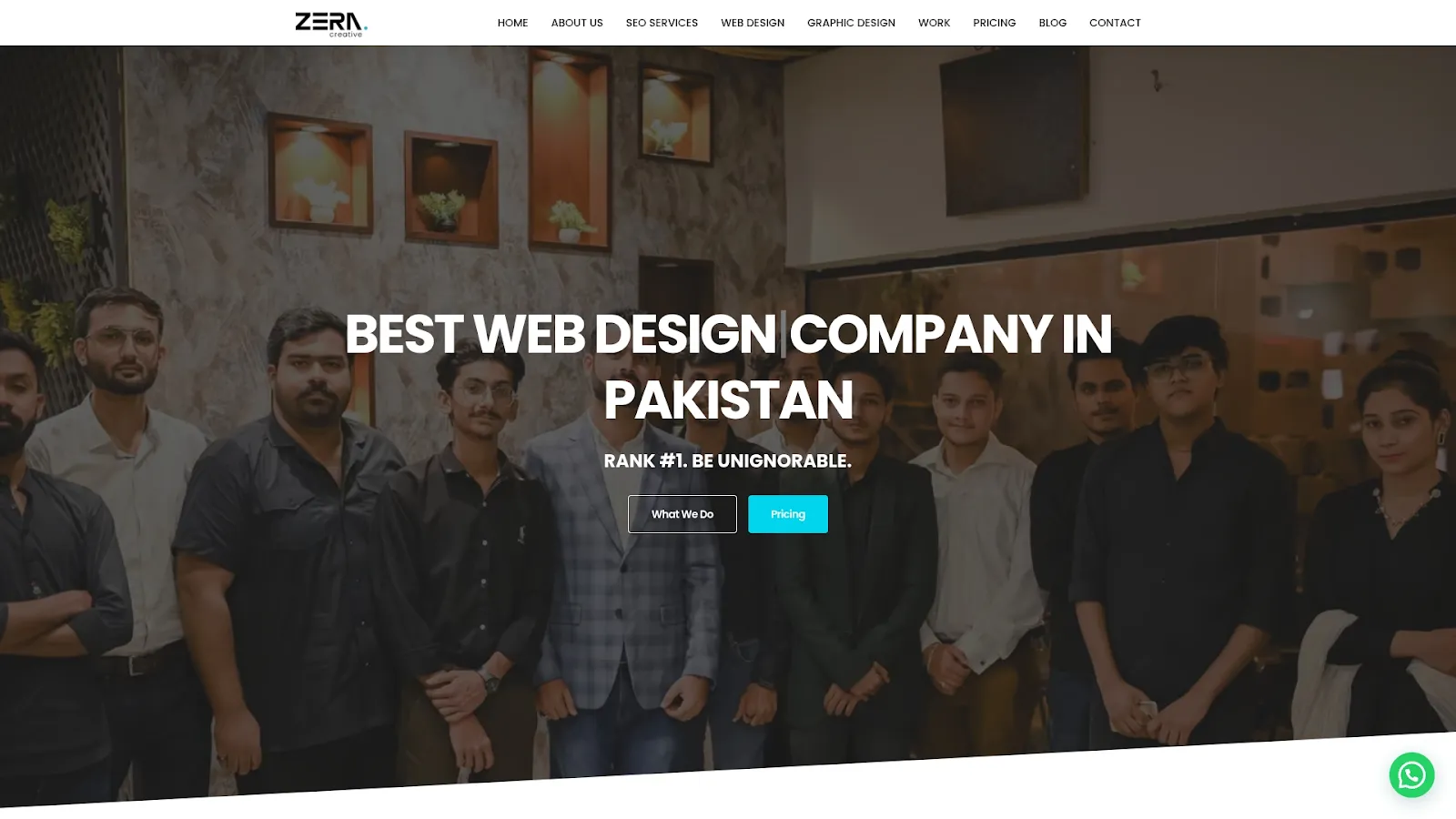 Agency Website Screenshot