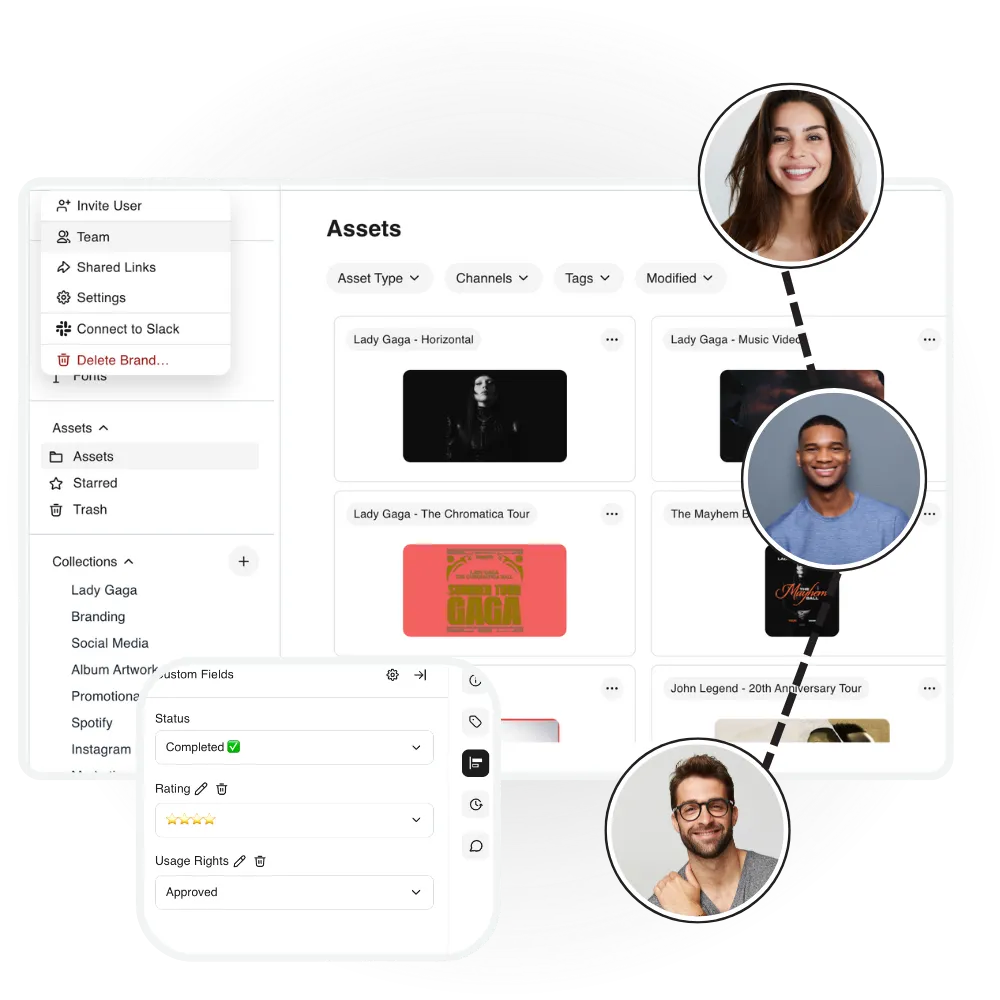 Team collaboration interface
