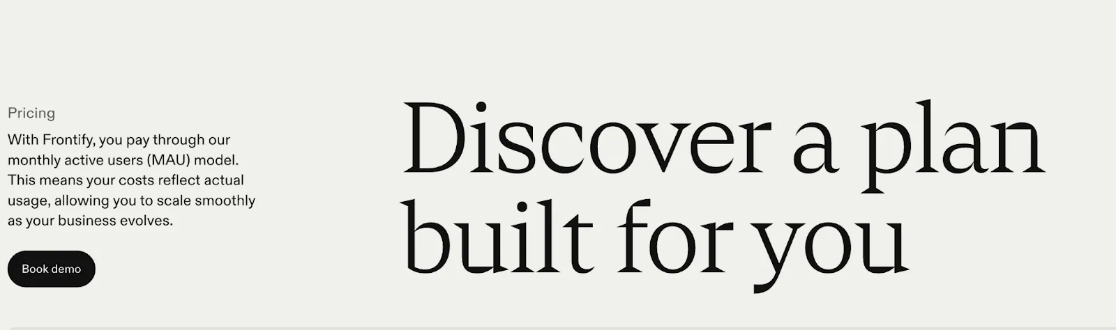 Frontify DAM's pricing plans