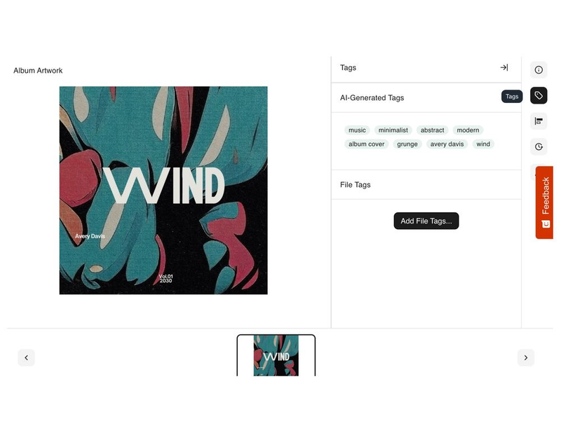 AI-generated tags by BrandLife's DAM