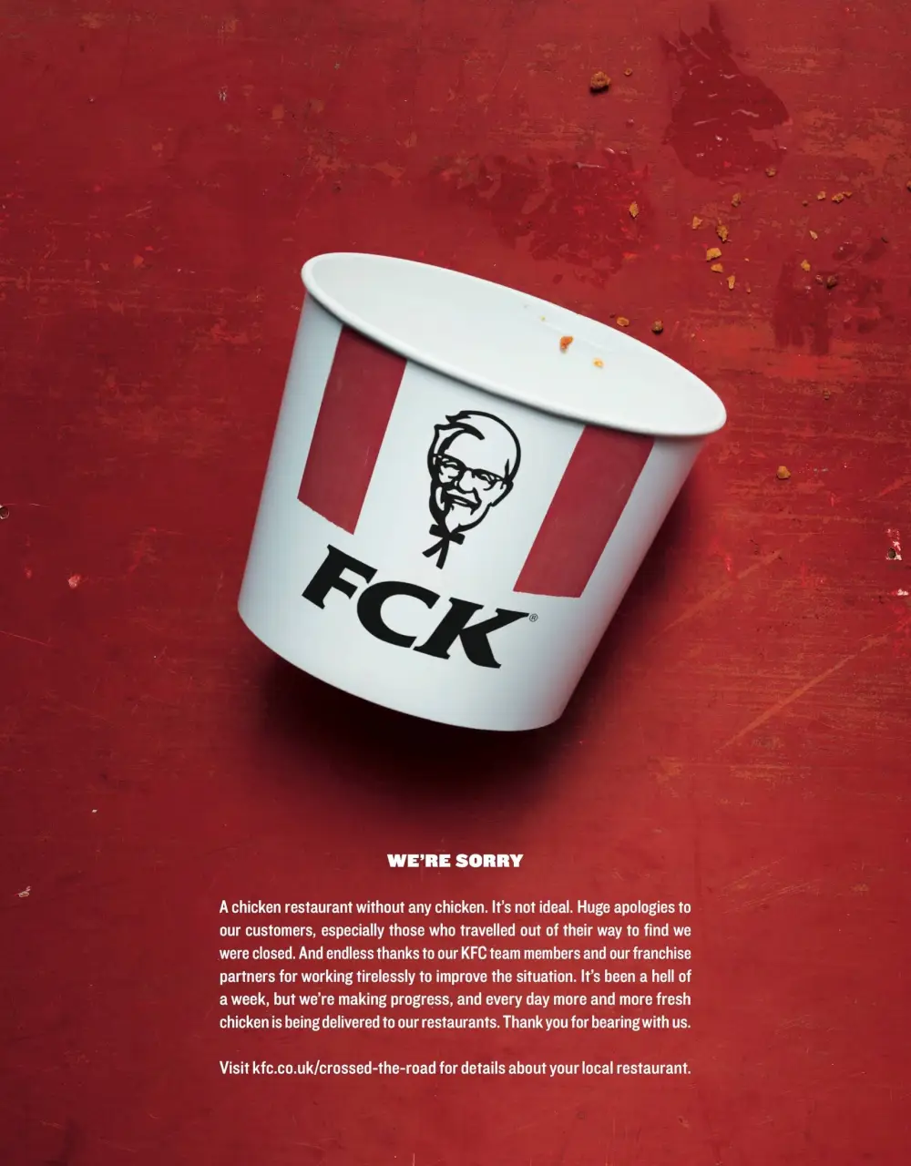 KFC crisis management with a smart campaign