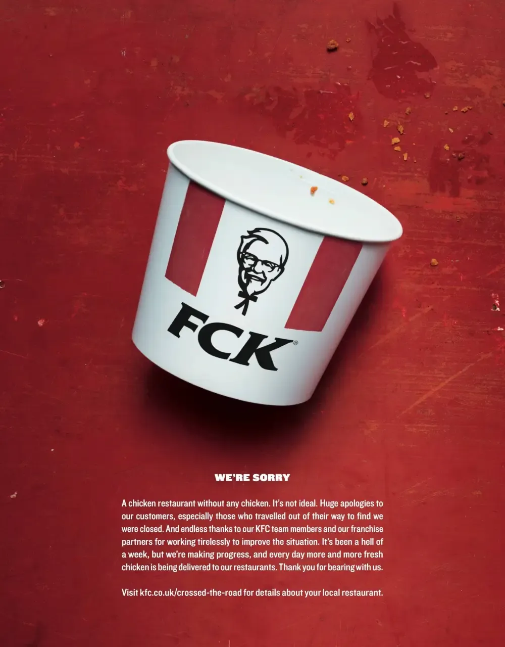KFC crisis management with a smart campaign