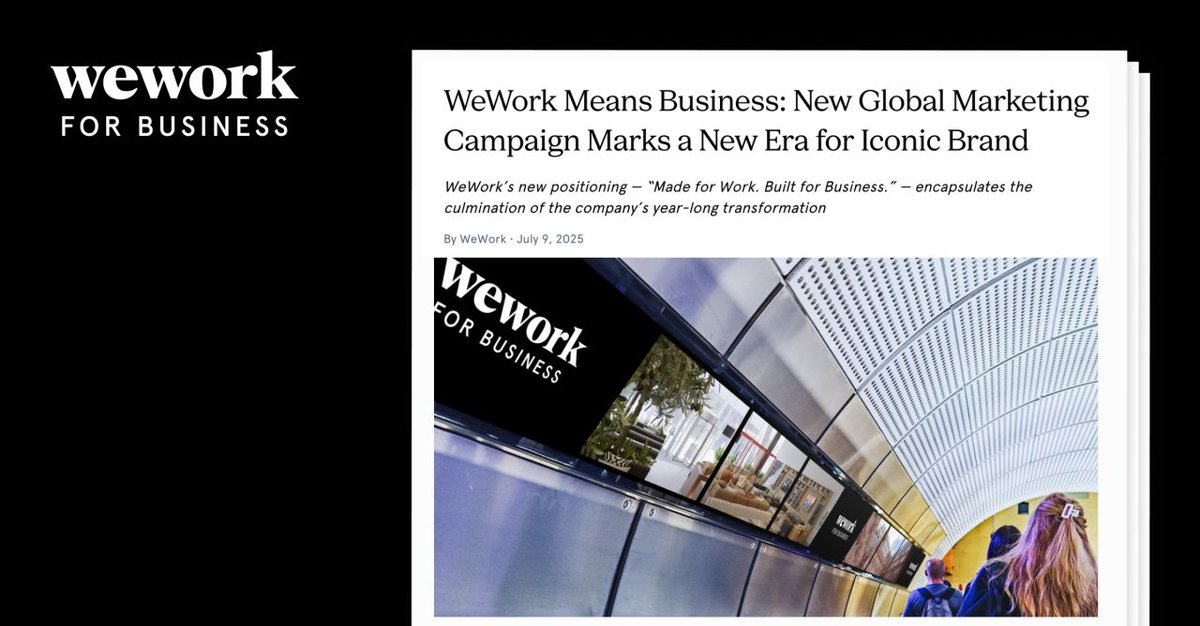 WeWork rebranding as a real estate business