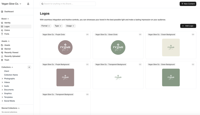 brand logo collection on BrandLife
