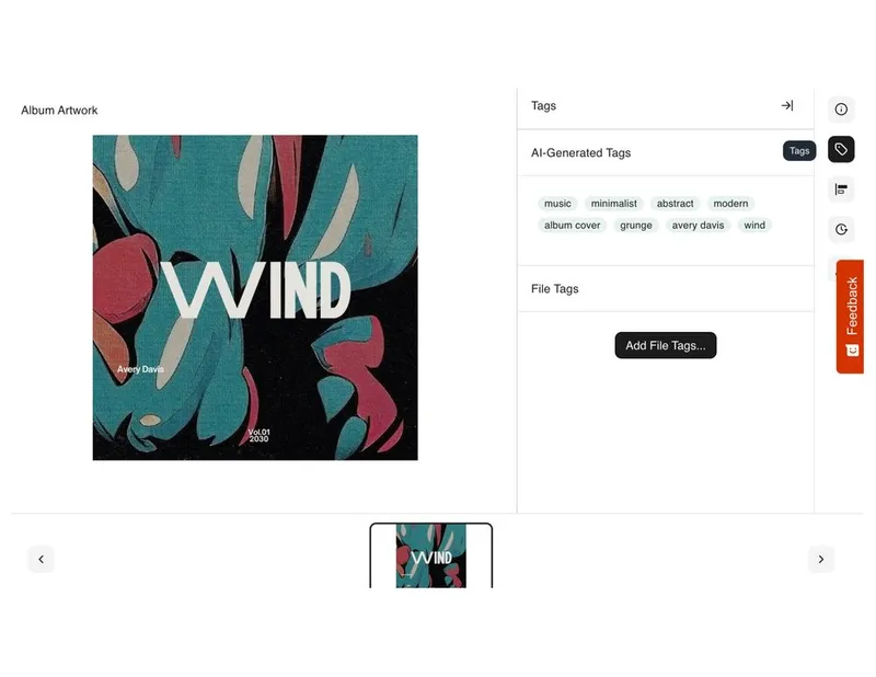 AI-generated tags by BrandLife's DAM
