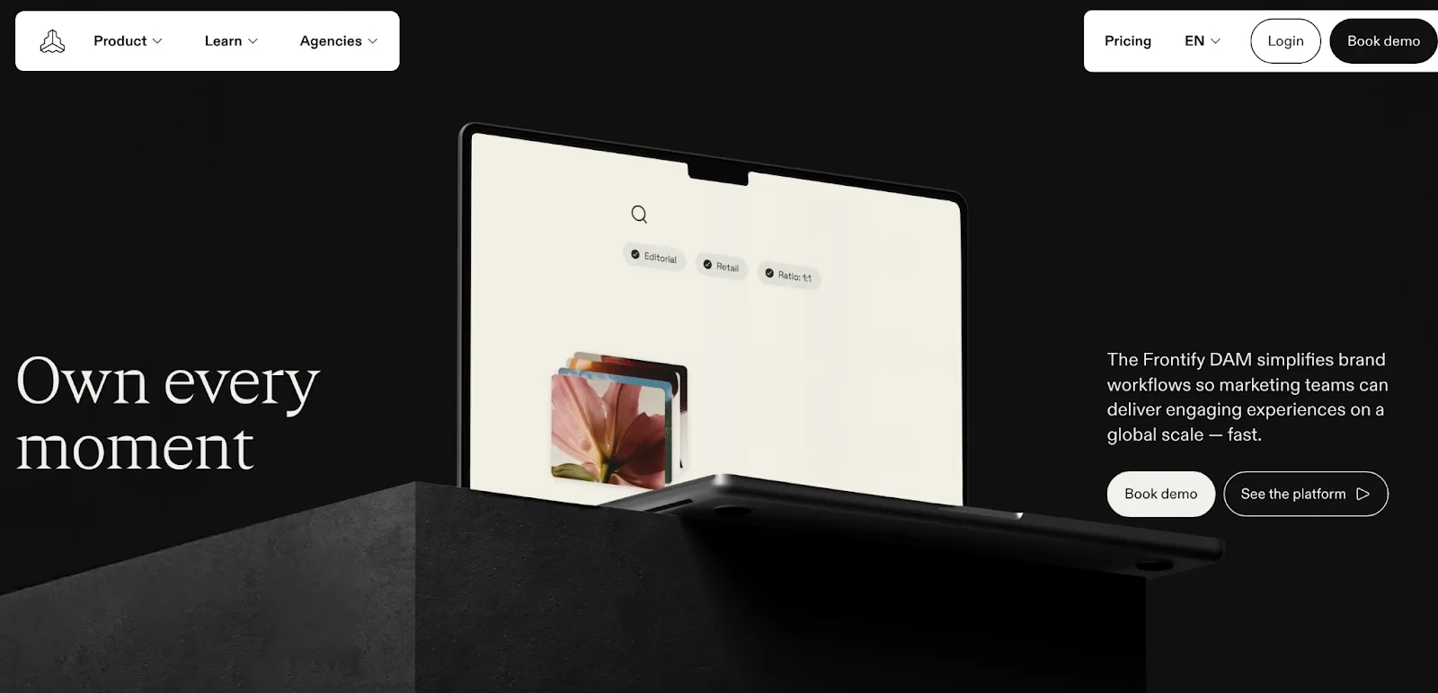 Frontify's DAM solution