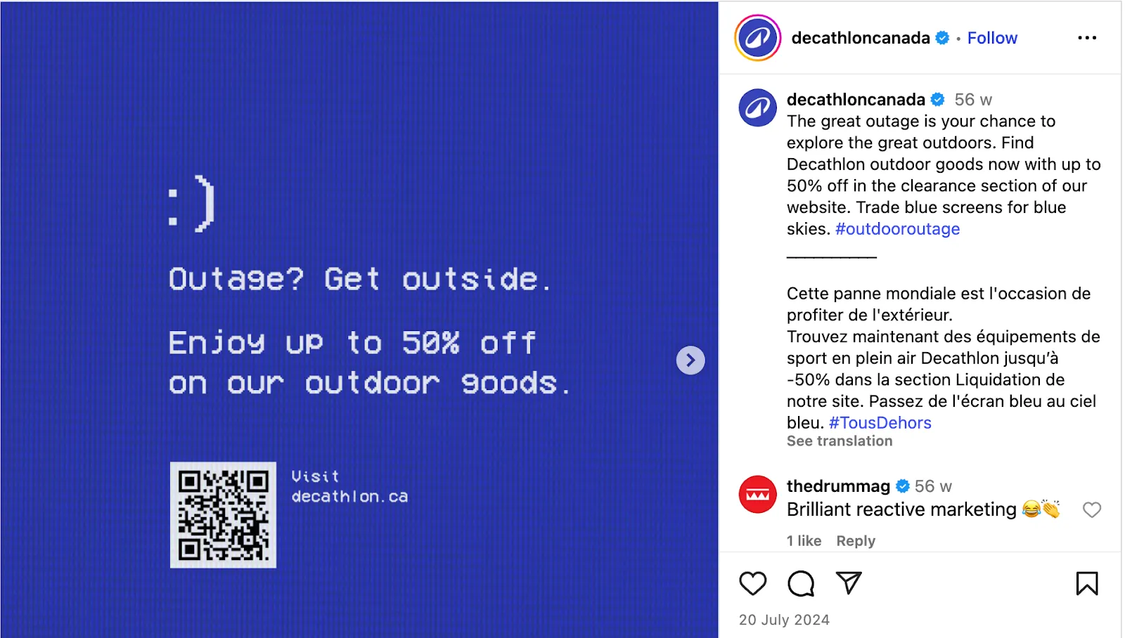 Decathlon’s campaign example