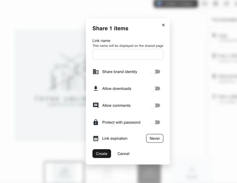 collaborate with external users on BrandLife's DAM solution