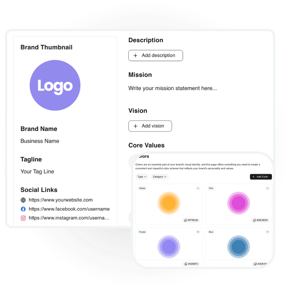 BrandLife's cloud based digital asset management offers brand guideline portal
