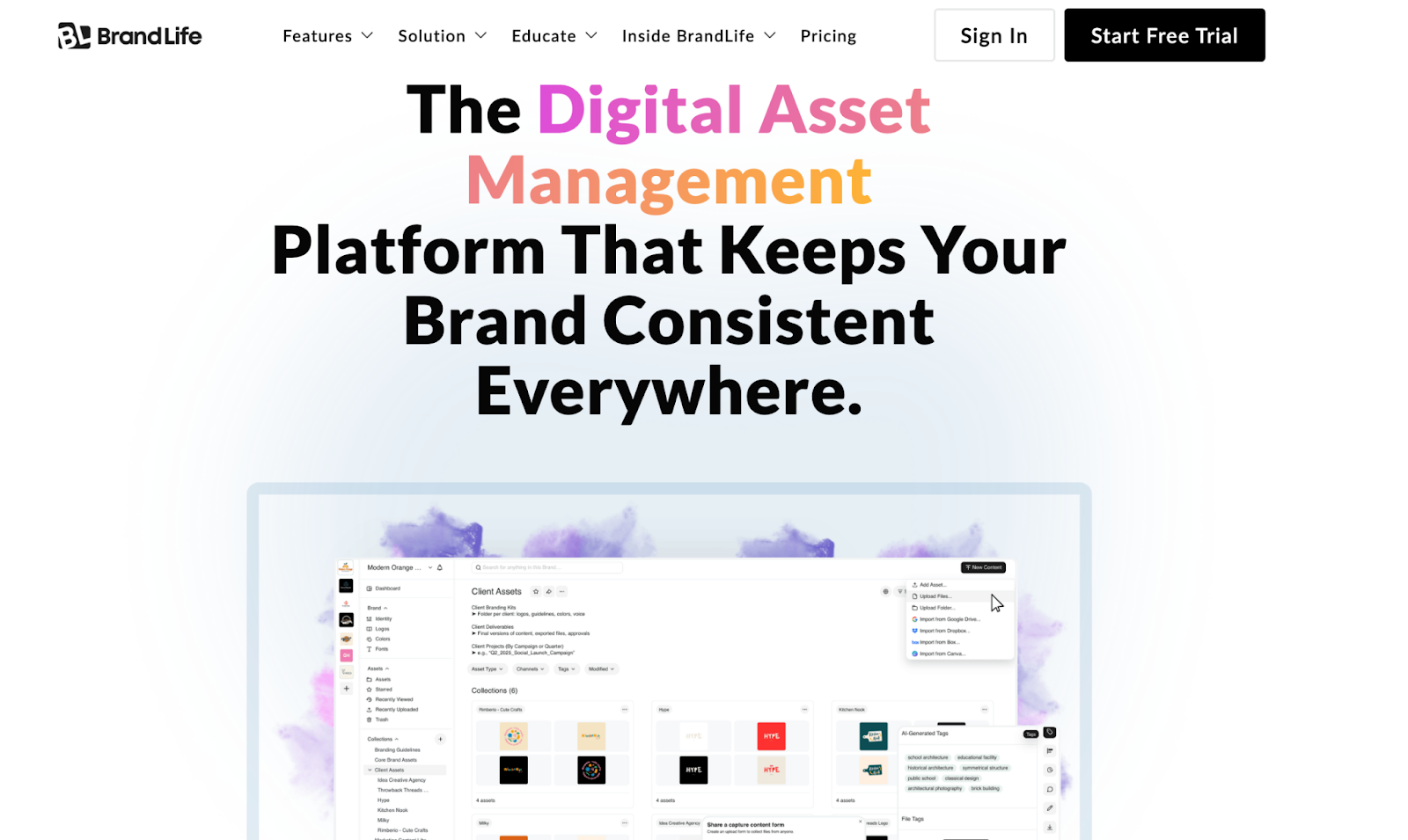 BrandLife, a brand asset management tool