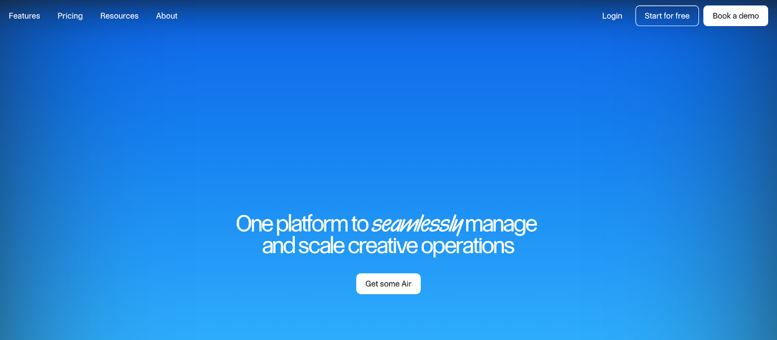 Air.inc creative operation software for design studios