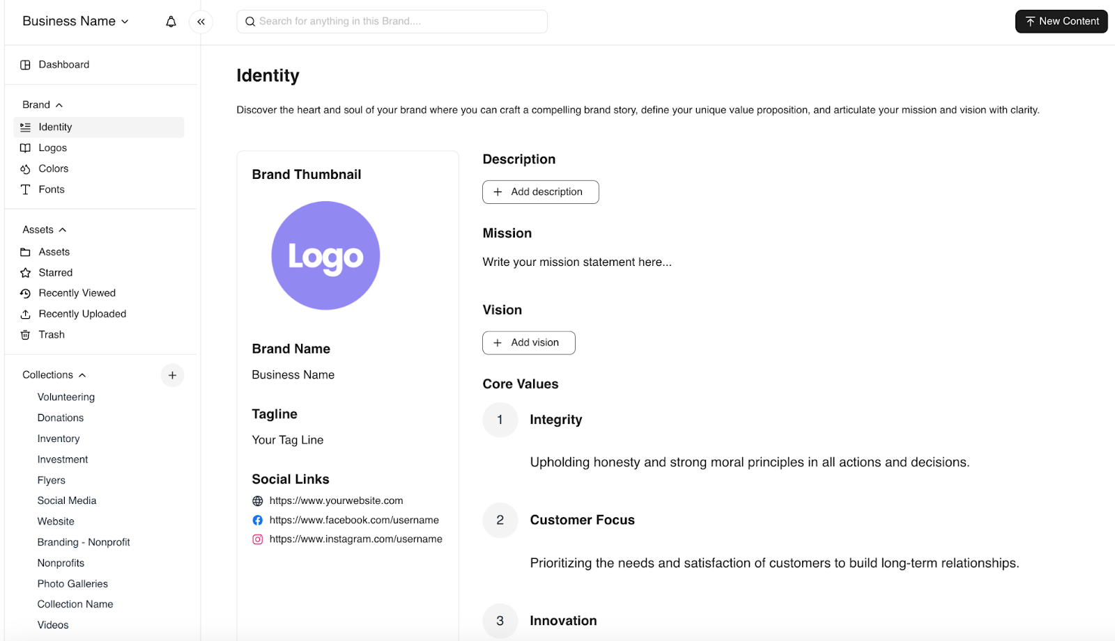 maintain brand identity by storing guidelines on BrandLife's portal