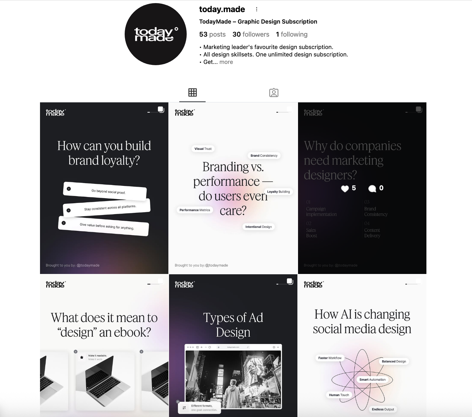 Social media posts on platforms like Instagram